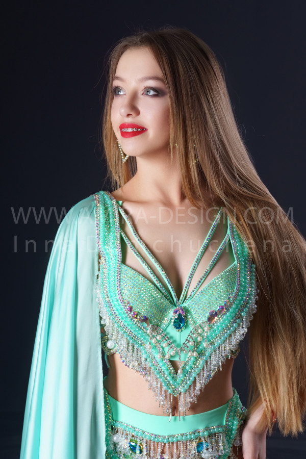 Professional bellydance costume (classic 207a)